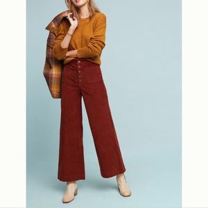 Frye Ilana High Rise Corduroy wide leg pants